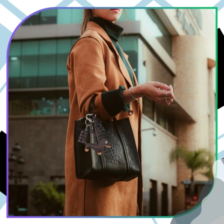 Breloc pentru o pungă de chei, breloc, pandantiv, tabletă de ciocolată, teckel, maro