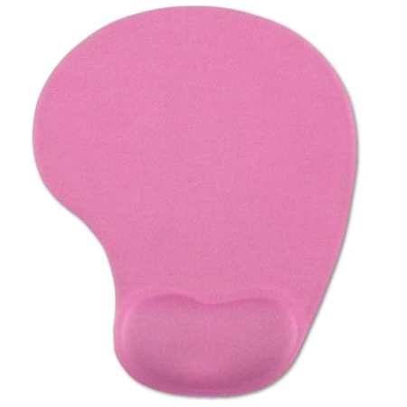 Mouse pad ergonomic roz cu suport antiderapant pentru încheietura mâinii