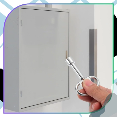 Cheie triunghiulara pentru dulapuri tehnice de supape 9 mm