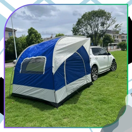Cort mașină spate impermeabil pentru 4 persoane 250x250x200 cm