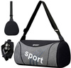 Geanta sport gri pentru antrenament