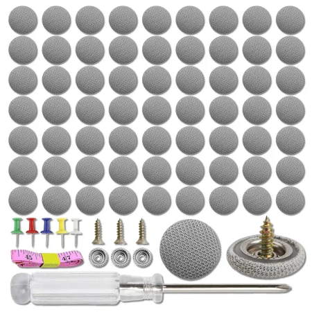 Kit reparatie captuseala auto 70 buc Nituri gri