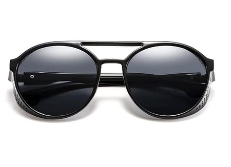 Ochelari pilot Ochelari de soare retro pentru bărbați rotunzi