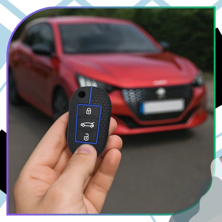 Husă din silicon pentru cheie POKROWIEC Peugeot 301 3008 508 Citroen C-Elysee C3 C4L