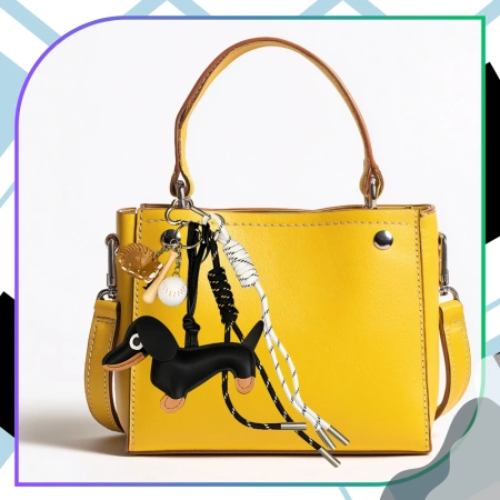 Breloc pentru chei de geantă, pandantiv cu inel de chei, set baseball, teckel