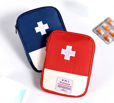 Organizator medicamente, trusă de prim ajutor, husă roșie