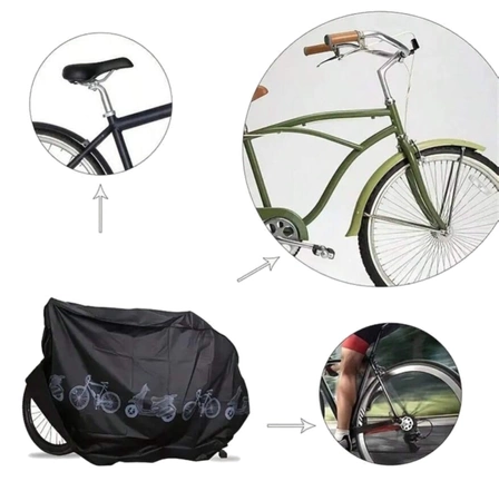 Capac de protecție pentru biciclete rezistent la apă praf radiații UV