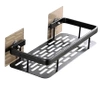 Raft bucatarie baie 30 cm negru, agatat, set 2 buc