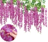 12 buc. flori de glicine agățate pentru ghirlande