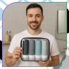 Set de 4 sticle de voiaj reutilizabile de 100 ml