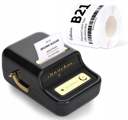 Autocolante Bluetooth pentru imprimantă termică NIIMBOT B21 cu carcasă