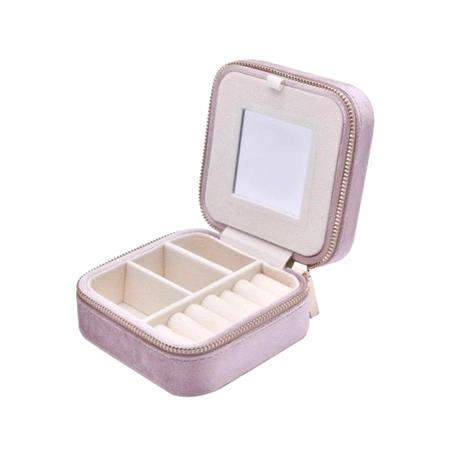 Organizator cutie de bijuterii cu oglinda, cutie si cutie
