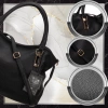 Geanta shopper dama neagra BAD&BAGS geanta de umar din piele ecologica