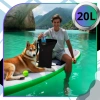 Geantă uscată mare de plajă, impermeabilă, pentru spate 20l