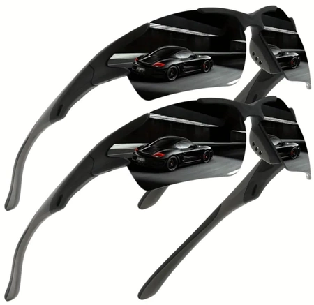 Ochelari de ciclism sport pentru femei și bărbați de culoare neagră