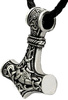 Colier Silver Hammer pentru bărbați THOR MJOLNIR CELTIC