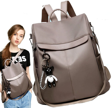 Rucsac urban dama, rucsac sport gri, incapator