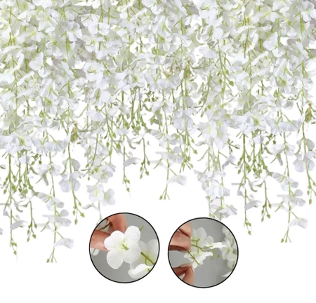 12 buc flori de glicine pentru agățat ghirlande