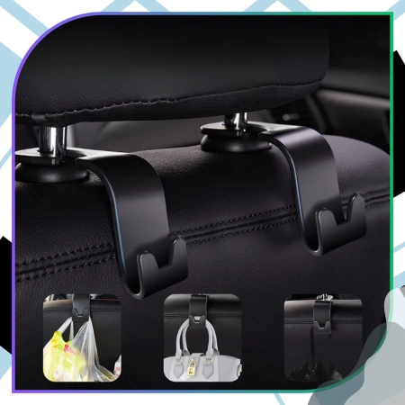 Coș de gunoi auto cu capac, compact, de călătorie
