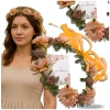 Maro Bentita Coroana Flori Trandafiri Stil Boho