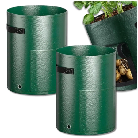 Set 2 pungi pentru plantarea legumelor cartofi 35x35 cm
