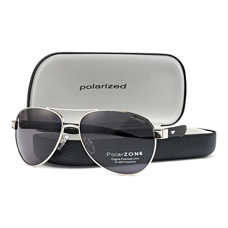 Ochelari de soare aviator pentru bărbați polarizați + husă