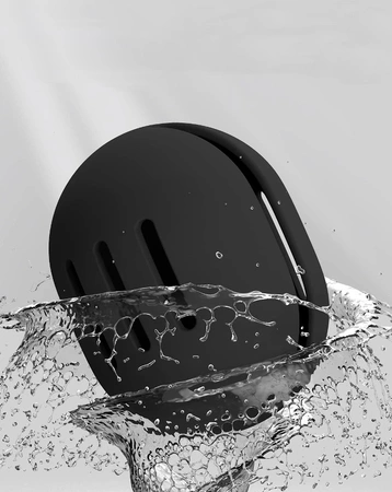 Burete gri lacrima pentru machiaj, blender + cutie