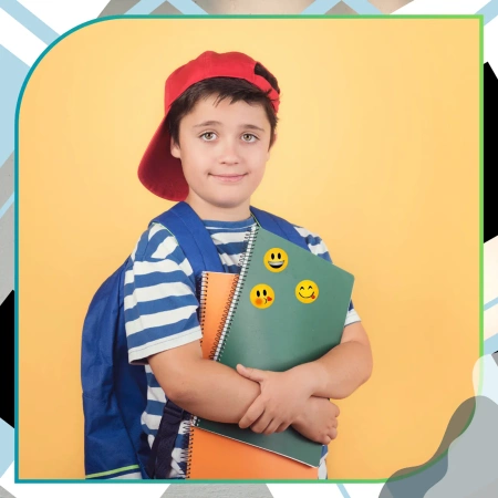 Autocolante emoji colorate pe o rolă de 500 buc. Emoticons DIY pentru copii