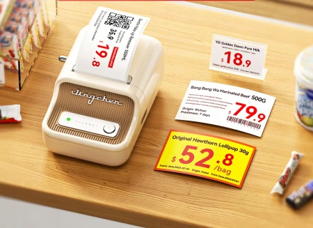 Imprimantă termică NIIMBOT B21 PRO 300 dpi Bluetooth CREAM Etichete autocolante