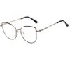 Ochelari de culoare argintii, eleganti cat-eye cu antireflex