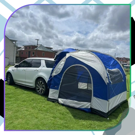 Cort mașină spate impermeabil pentru 4 persoane 250x250x200 cm