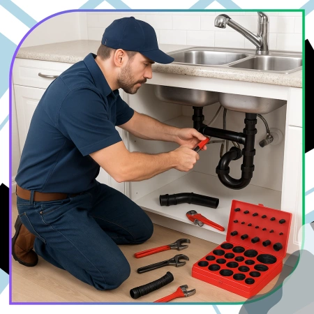 Garnituri Set de 419 inele de etanșare din silicon