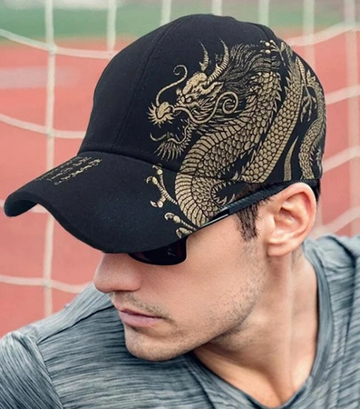 Şapcă de baseball dragon chinezesc pentru bărbaţi