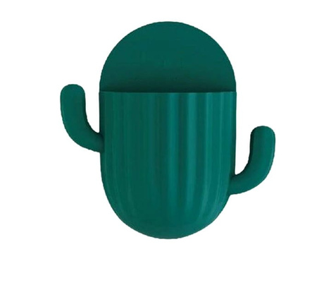 Organizator Recipient de baie pentru perii sau accesorii, verde