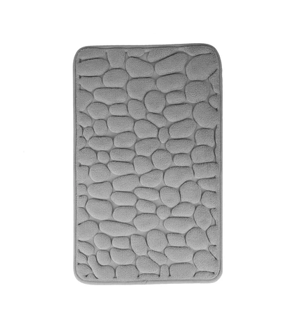 Covoraș de baie absorbant, antiderapant, gri, moale