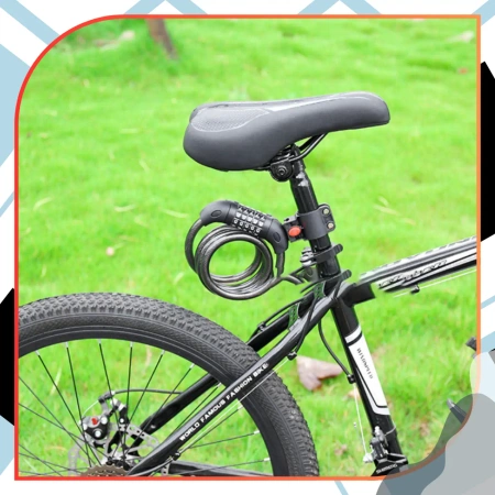 Lacăt pentru bicicletă cu cod PADLOCK protecție cablu