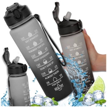 Sticla sport TRESSARI de 1000 ml, sticla solida Tritan fara BPA