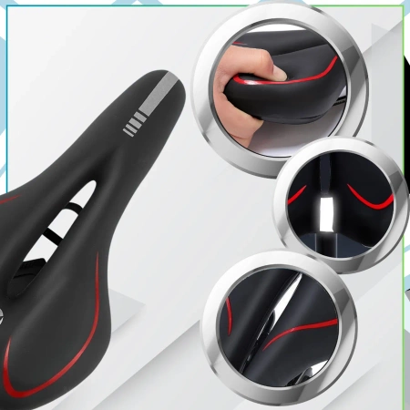 Șa de bicicletă scaun confortabil, elastic, rezistent la apă, care amortizează șocurile