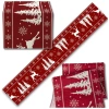 Față de masă burgundy de Crăciun