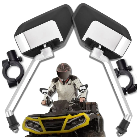 Oglinzi retrovizoare pentru biciclete 360 ​​oglinzi rotative set de 2