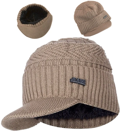 Şapcă de baseball unisex, caldă de iarnă, izolată