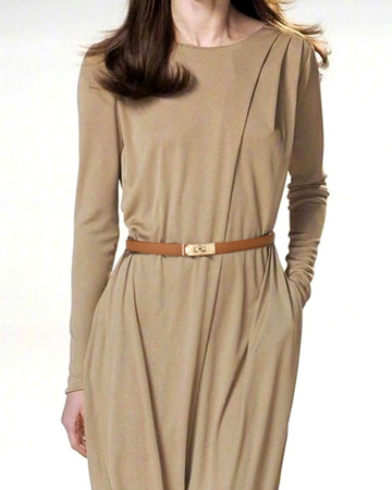 Curea de damă cu talie îngustă cu cataramă aurie, reglabilă