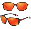 Ochelari sport polarizați SLR pentru ciclism, roșii