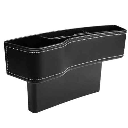 Organizer auto pentru fanta dintre scaun și consolă, din piele ecologică, universal.