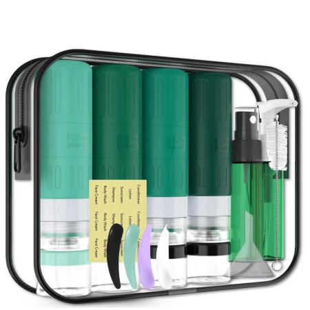 Set de recipiente de călătorie reutilizabile mari de 100 ml