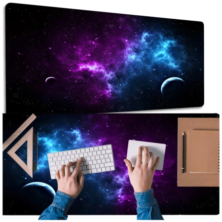Covoraș de gaming pentru mouse pad Space Desk, 90x40 cm