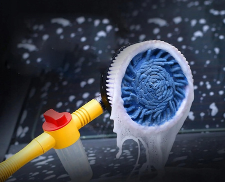 Mașină de spălat perie, rotativă cu dozator de lichid și furtun de 5m