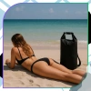 Geantă uscată mare de plajă, impermeabilă, pentru spate 20l