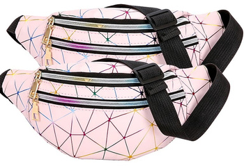 Geantă de șold geometric reflectorizant