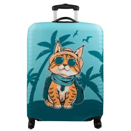 Husa de protectie elastica pentru valiza, bagaj de calatorie, cat